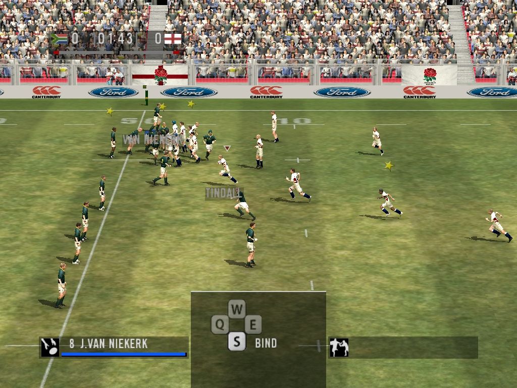 Rugby screenshot 3 for Playstation 2